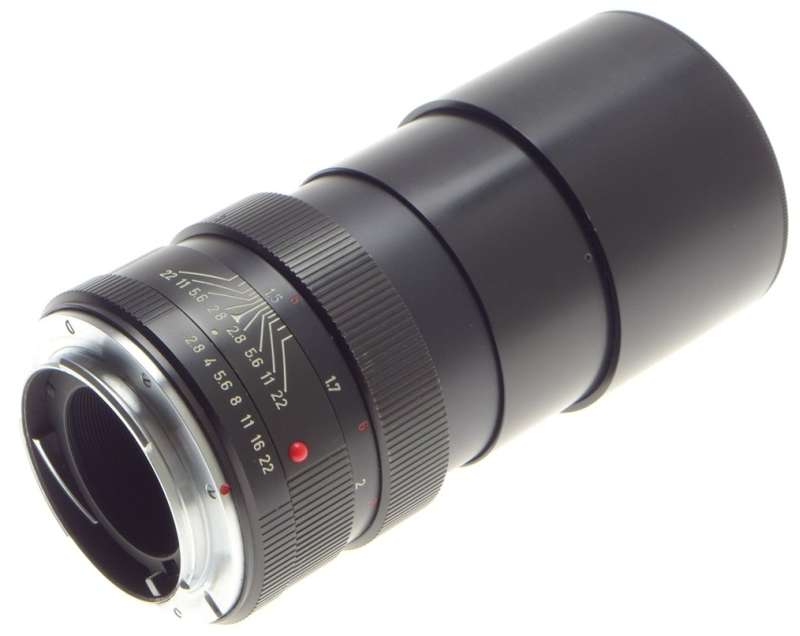 ELMARIT-R 1:2.8/135mm LEICA SLR 35mm FILM CAMERA LENS f=135mm 2 CAM UVa FILTER