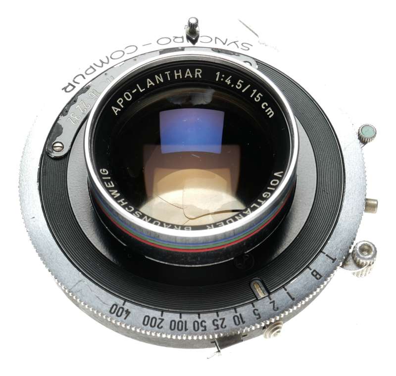 Apo-Lanthar 1:4.5/15 cm Voigtlander 4.5/150mm rare medium format lens