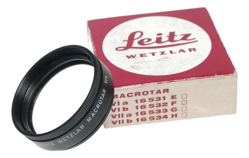 Macrotar VIb Leitz Wetzlar Leicaflex 16532 F Boxed close focus lens accessory