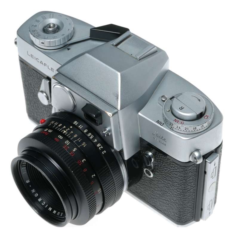 Summicron-R 2/50 Leicaflex SL f2 eye original version 1 SLR vintage film camera