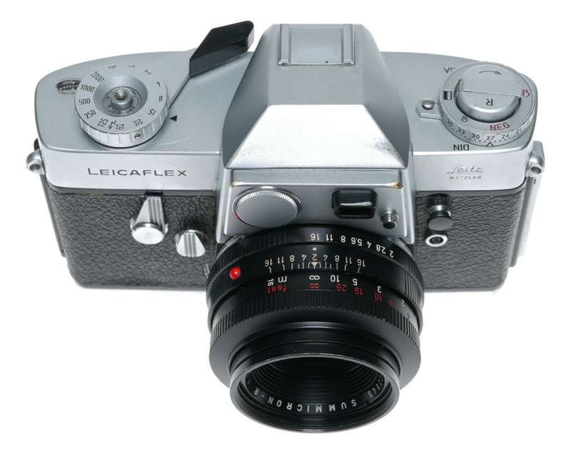 Summicron-R 2/50 Leicaflex SL f2 eye original version 1 SLR vintage film camera