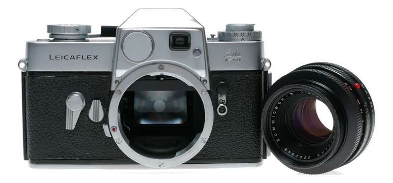 Summicron-R 2/50 Leicaflex SL f2 eye original version 1 SLR vintage film camera