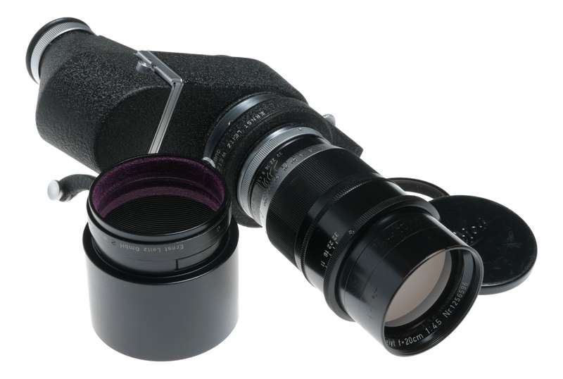 Visoflex Telyt f=20cm 1:4.5 SLR rangefinder converter Tele lens 4.5/200 mm