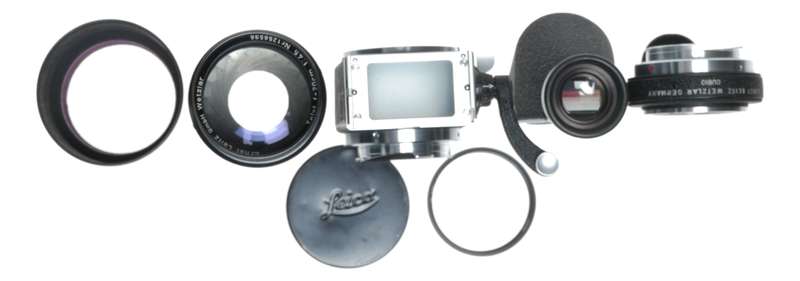 Visoflex Telyt f=20cm 1:4.5 SLR rangefinder converter Tele lens 4.5/200 mm
