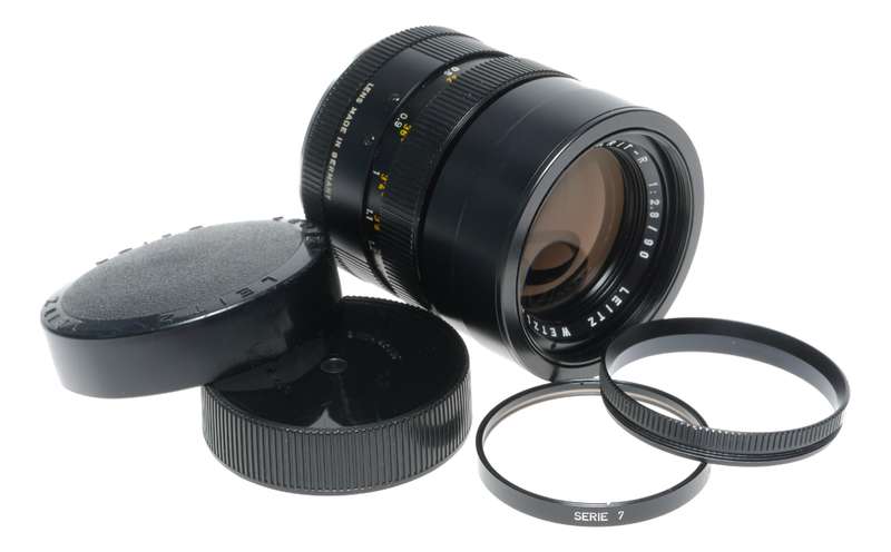 Elmarit-R 1:2.8/90 Leica SLR vintage camera lens f=90 mm f2.8 Leitz Wetzlar
