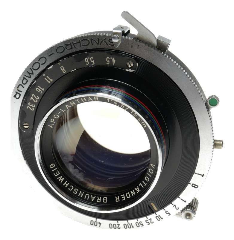 Apo-Lanthar 1:4.5/15 cm Voigtlander 4.5/150mm rare medium format lens