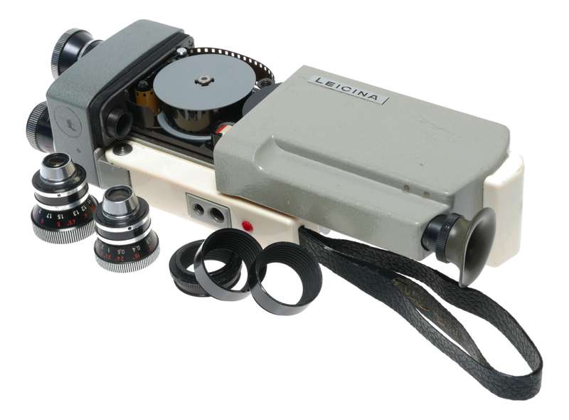 Leicina 8mm vintage Leica 8mm movie camera set with 3 lenses DYGON