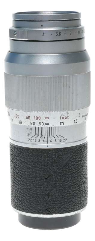 Leitz Wetzlar Elmar 1:4/135 mm Leica M mount rangefinder camera tele lens