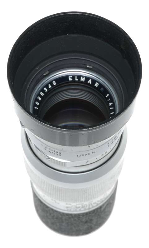 Leitz Wetzlar Elmar 1:4/135 mm Leica M mount rangefinder camera tele lens