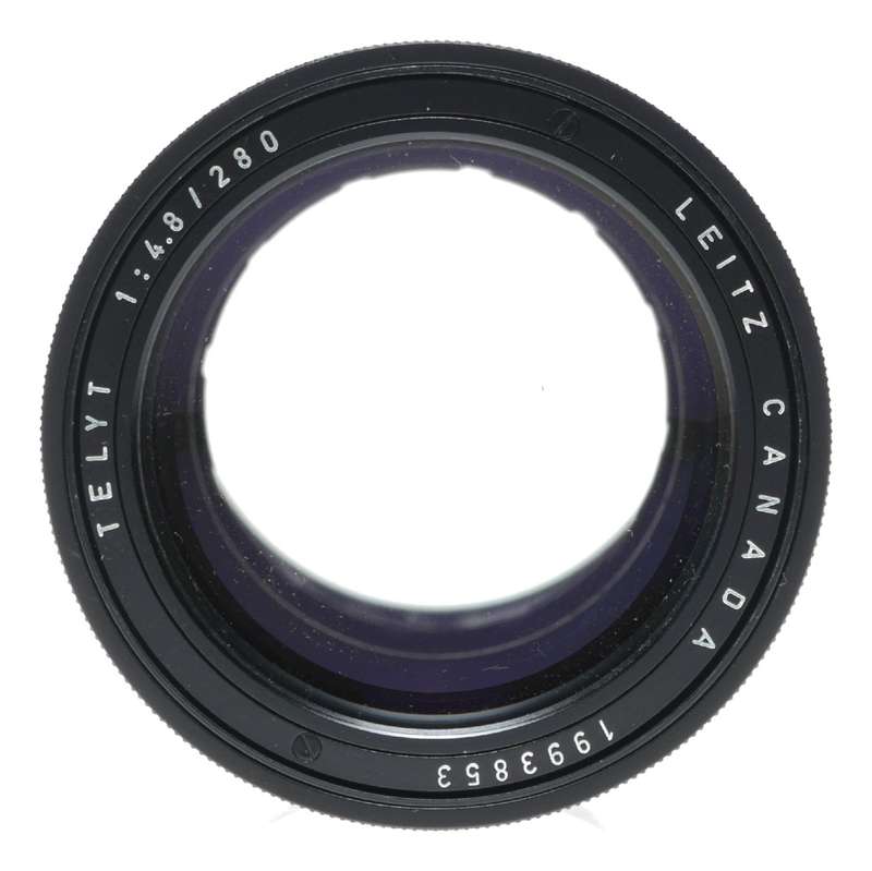 Leitz Canada Telyt 1:4.8/280 mm Tele lens f=280mm f4.8 Black box vintage