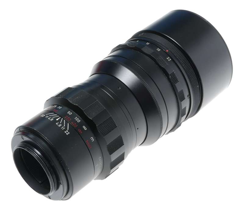 Leitz Canada Telyt 1:4.8/280 mm Tele lens f=280mm f4.8 Black box vintage
