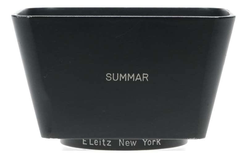 E.Leitz New York Summar vented lens hood shade Black screw on rare SOOMP