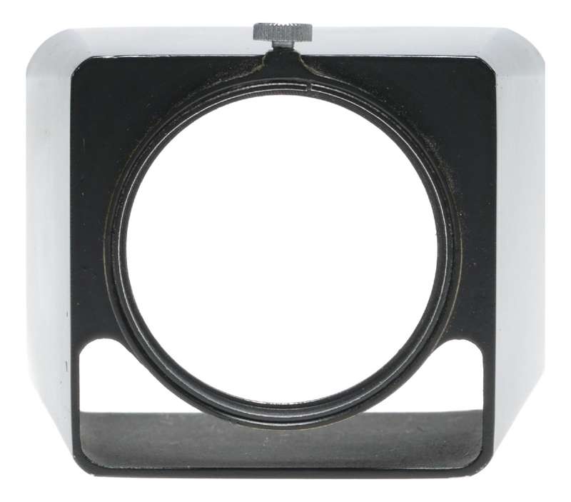 E.Leitz New York Summar vented lens hood shade Black screw on rare SOOMP