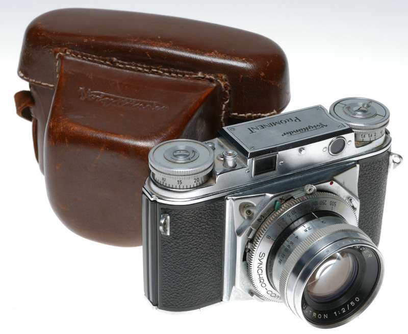 Ultron 2/50 Voigtlander Prominent camera lens set in case f=50mm f2