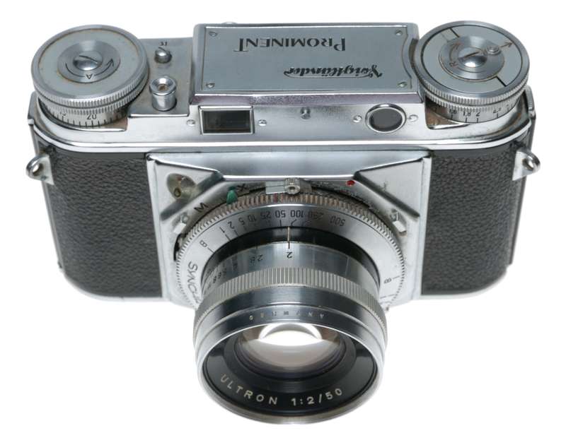 Ultron 2/50 Voigtlander Prominent camera lens set in case f=50mm f2