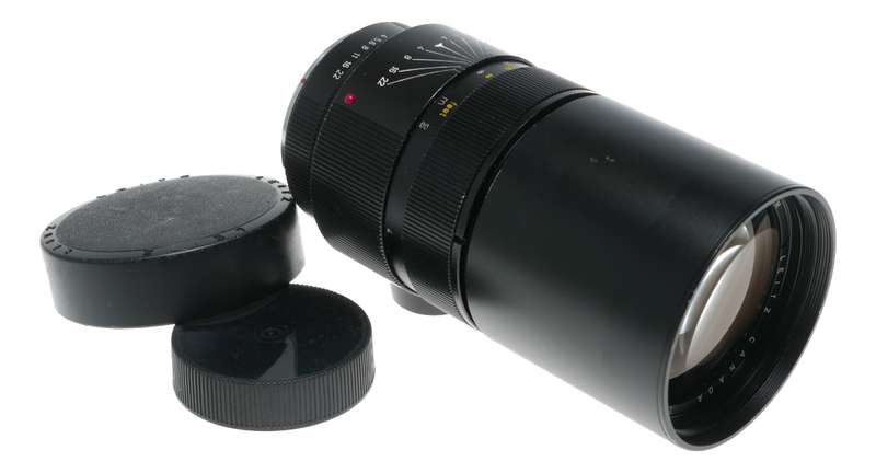 Telyt-R 1:4/250 mm Leitz Canada Leica SLR camera vintage lens f=250 f4