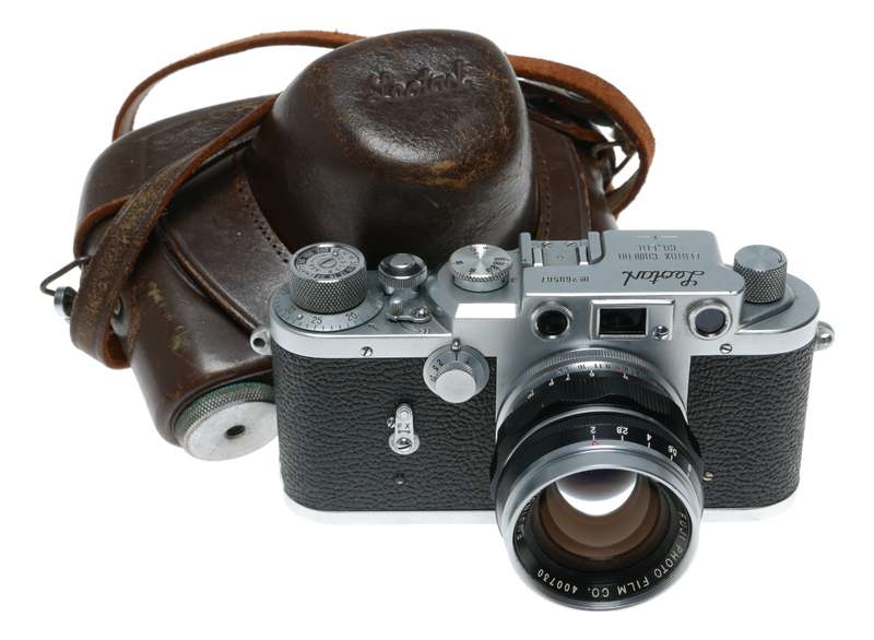 Leotax Rangefinder film camera M39 Fujinon L 1:2 f=5cm fuji foto f2 50 mm