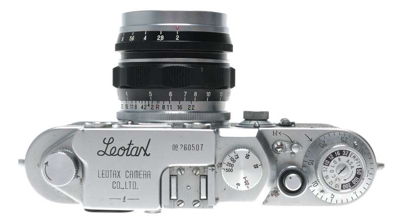 Leotax Rangefinder film camera M39 Fujinon L 1:2 f=5cm fuji foto f2 50 mm