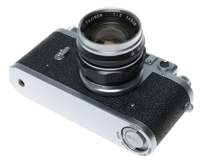 Leotax Rangefinder film camera M39 Fujinon L 1:2 f=5cm fuji foto f2 50 mm