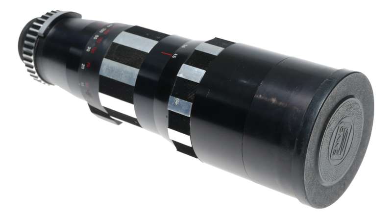 Tele-Ennalyt 1:4.5/400 mm vintage film camera lens case hood and caps
