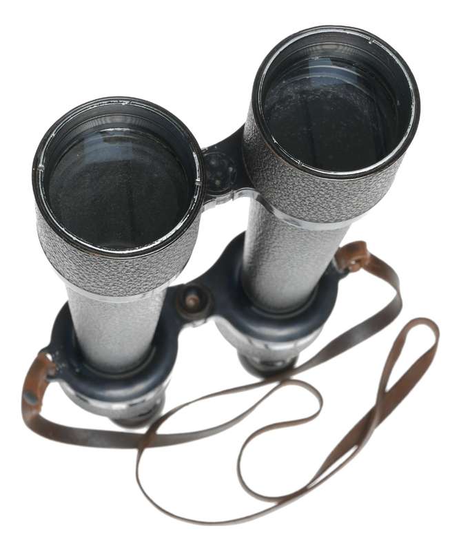 WWI Carl Zeiss Jena Delfort Binoculars 18x50 Original Leather Strap cased