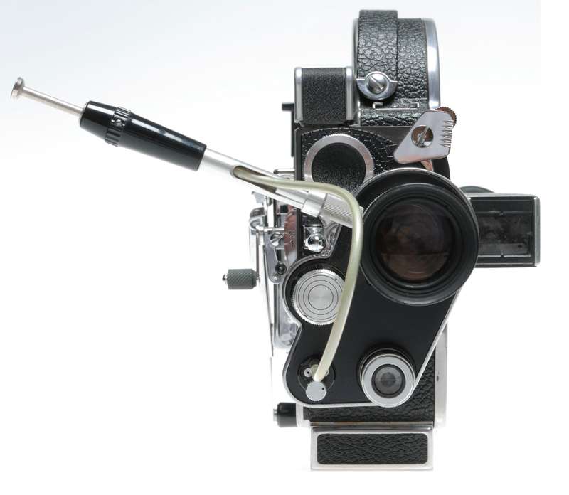 Bolex H8RX Reflex 8mm vintage film movie camera Switar Zoom lens grip set