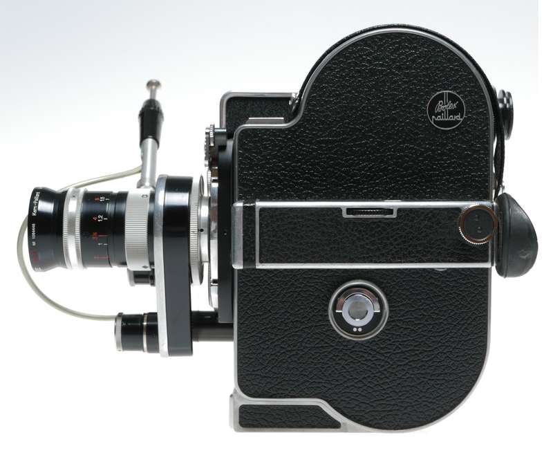 Bolex H8RX Reflex 8mm vintage film movie camera Switar Zoom lens grip set