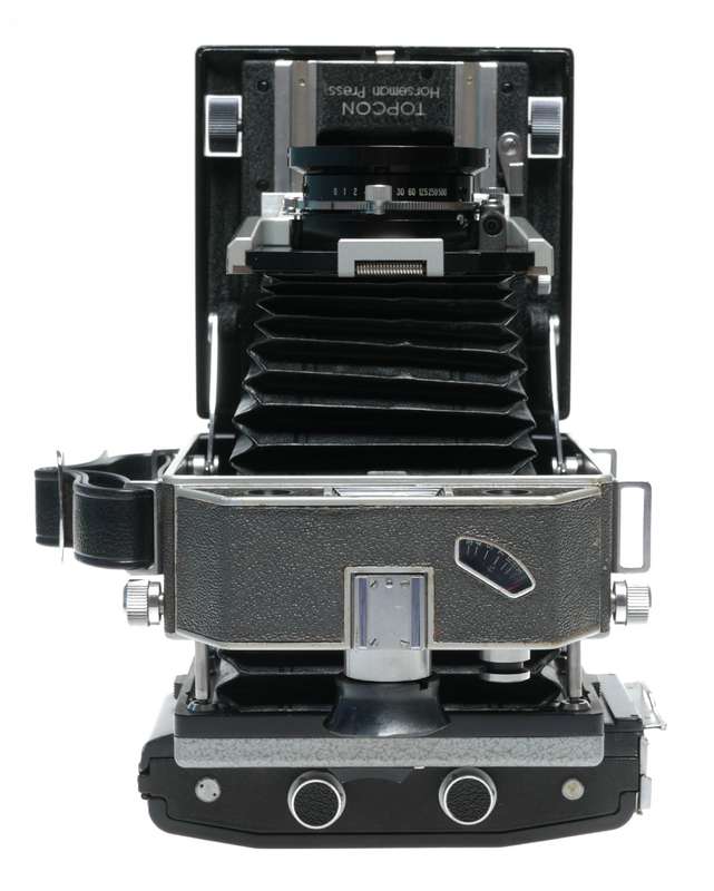 Horseman wide angle folding field rangefinder camera 4.5 f=105 mm backs set