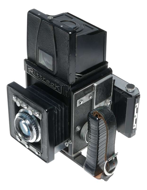 Rittreck 6x9 vintage film camera Luminon 3.5 f=10.5cm and 4.5/18cm lenses