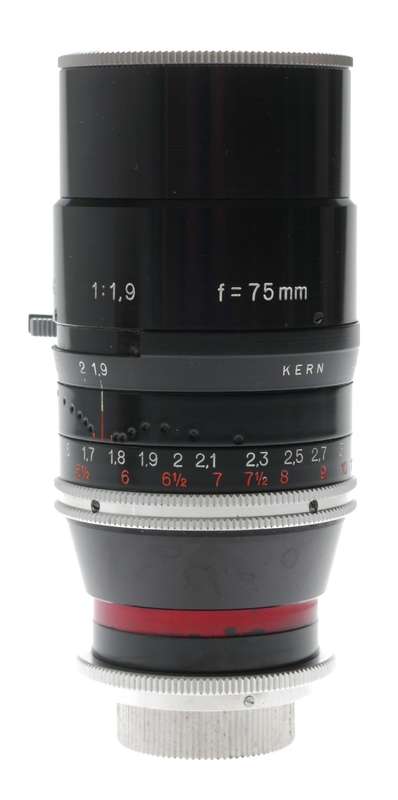 Bolex h16 RX Macro-Switar pre-set 1.9 f=75mm caps hood 1.9/75 mm lens
