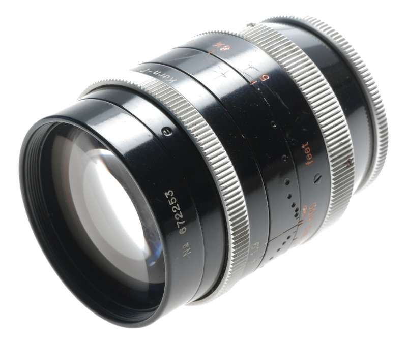 Switar 1:1.9 f=75mm AR Bolex H16 RX film camera lens 1.9/75 mm caps hood