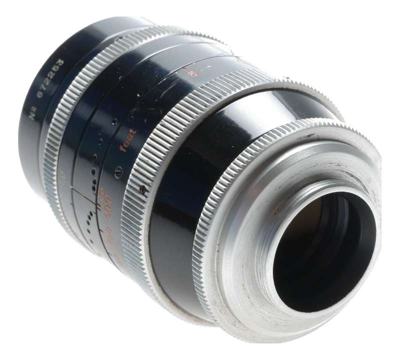 Switar 1:1.9 f=75mm AR Bolex H16 RX film camera lens 1.9/75 mm caps hood