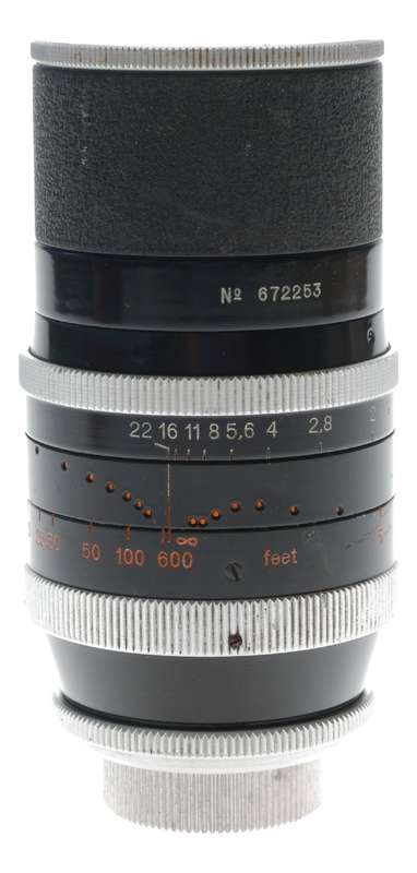 Switar 1:1.9 f=75mm AR Bolex H16 RX film camera lens 1.9/75 mm caps hood