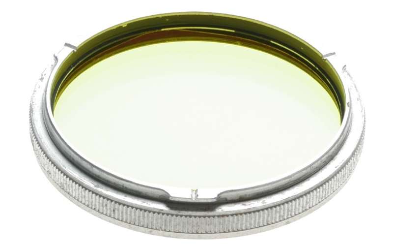 Rolleiflex Gelb-Mittel 38 Rollei Yellow filter Large diameter with pouch