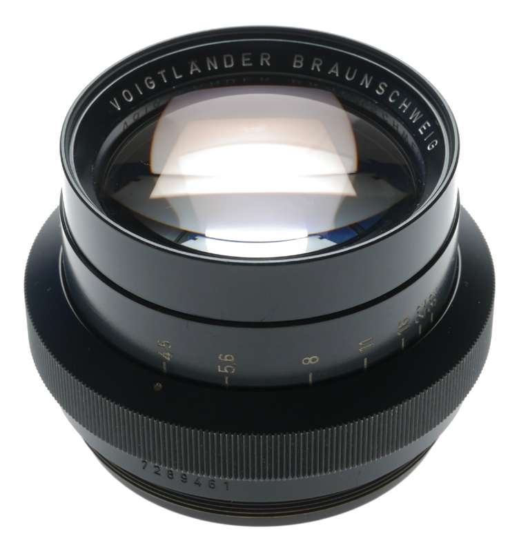 Heliar 1:4.5/21cm Voigtlander Large format lens f4.5 f=210 mm Excellent