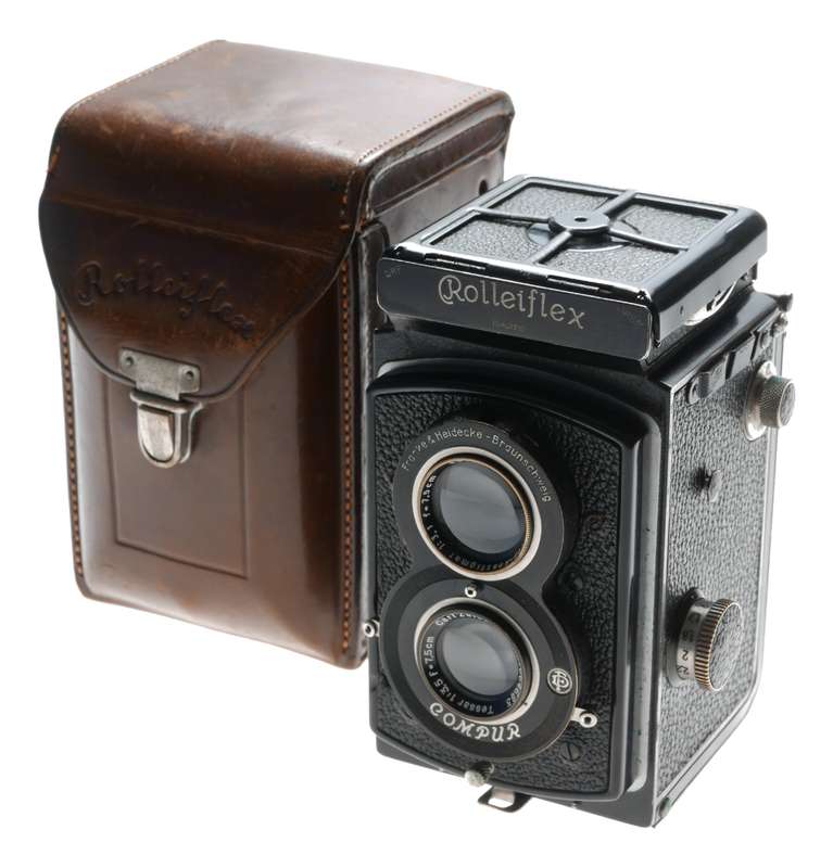 Rolleiflex TLR Tessar 3.5 f=7,5cm Vintage classic 120 medium format film camera