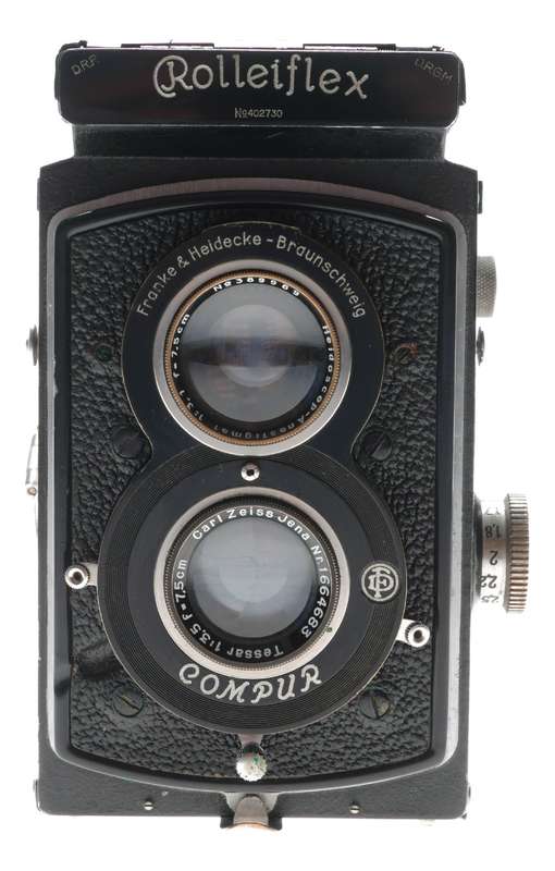 Rolleiflex TLR Tessar 3.5 f=7,5cm Vintage classic 120 medium format film camera