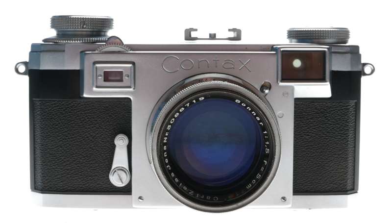 Sonnar 1.5 f=5 cm T Contax RF 35mm vintage film camera 1.5/50 mm lens
