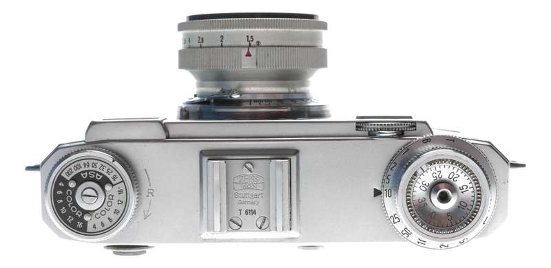 Sonnar 1.5 f=5 cm T Contax RF 35mm vintage film camera 1.5/50 mm lens