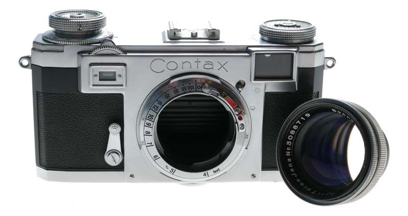 Sonnar 1.5 f=5 cm T Contax RF 35mm vintage film camera 1.5/50 mm lens