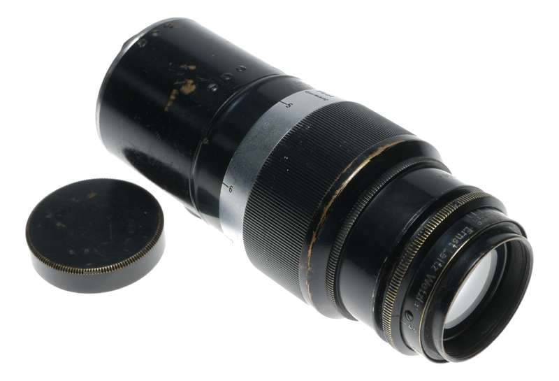Leica Black paint Hektor f=13.5cm 1:4,5cm * serial number rare 4.5/135mm