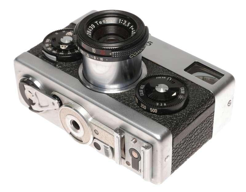 Rollei 35 Zeiss Tessar 1:3.5 f=40mm film camera Germany pouch strap filter