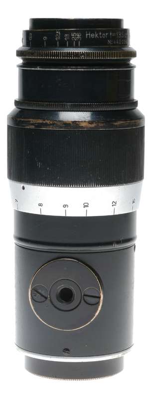 Leica Black paint Hektor f=13.5cm 1:4,5cm * serial number rare 4.5/135mm