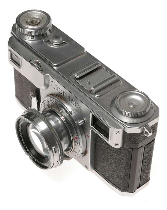 Sonnar f2 Zeiss f=5 cm Contax RF 35mm vintage film camera 2/50 mm lens