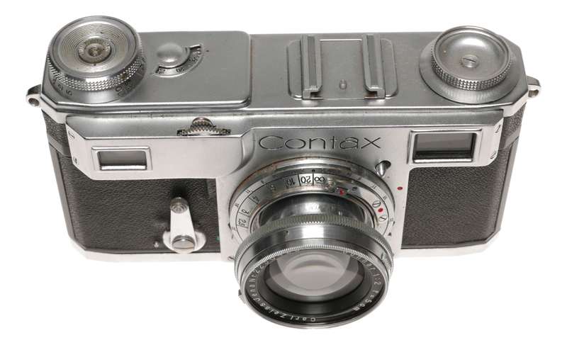 Sonnar f2 Zeiss f=5 cm Contax RF 35mm vintage film camera 2/50 mm lens