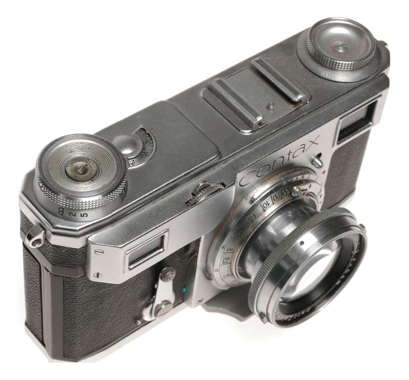 Sonnar f2 Zeiss f=5 cm Contax RF 35mm vintage film camera 2/50 mm lens