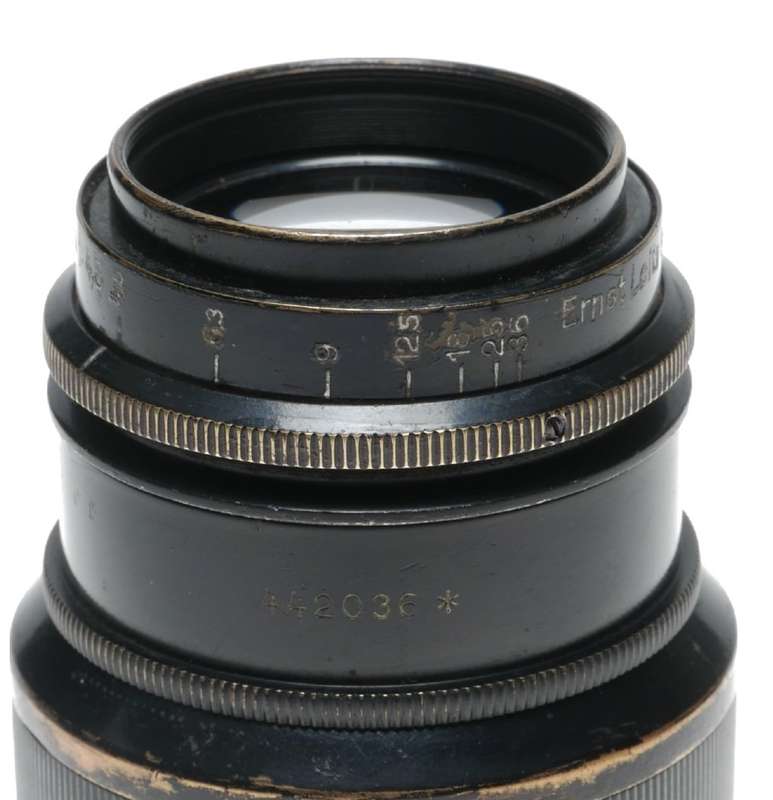 Leica Black paint Hektor f=13.5cm 1:4,5cm * serial number rare 4.5/135mm