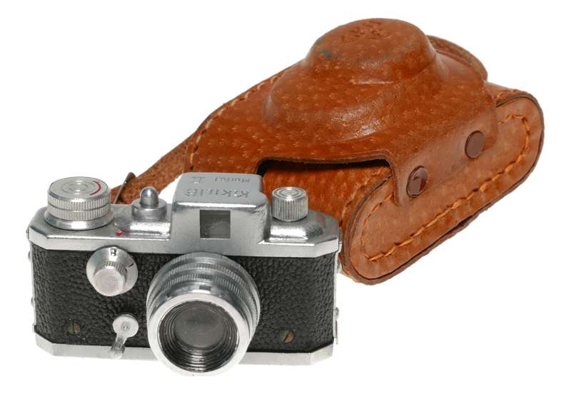 KIKU 16 Model II Subminiature spy camera kiku16 with leather case