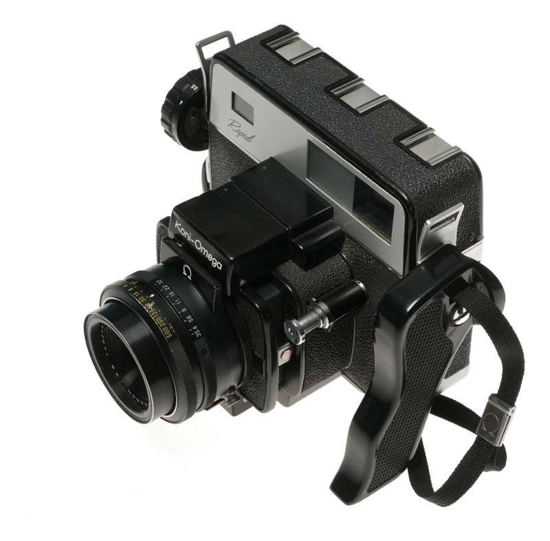 Koni-Omega Rapid Hexanon 3.5/90mm Medium format Black film f3.5 f=90mm lens