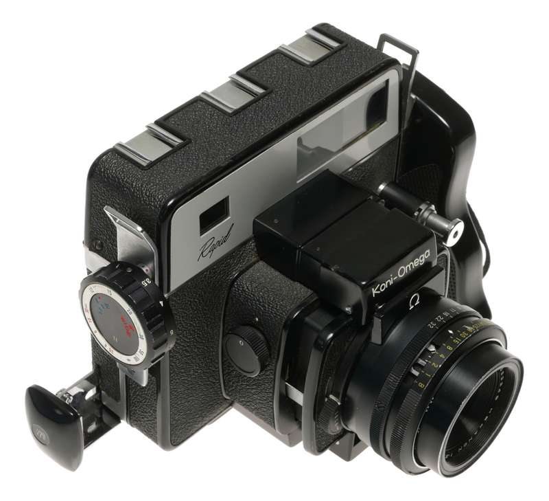 Koni-Omega Rapid Hexanon 3.5/90mm Medium format Black film f3.5 f=90mm lens